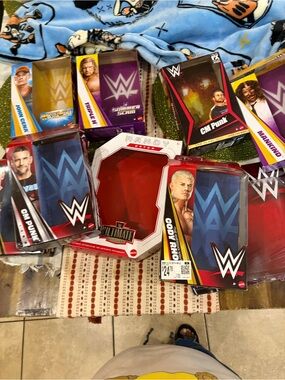 WWE Collectible Action Figure empty boxes